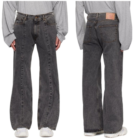 Y/Project Evergreen Wire Seam Detailed Jeans Unisex Sz 36 - Picture 1 of 15